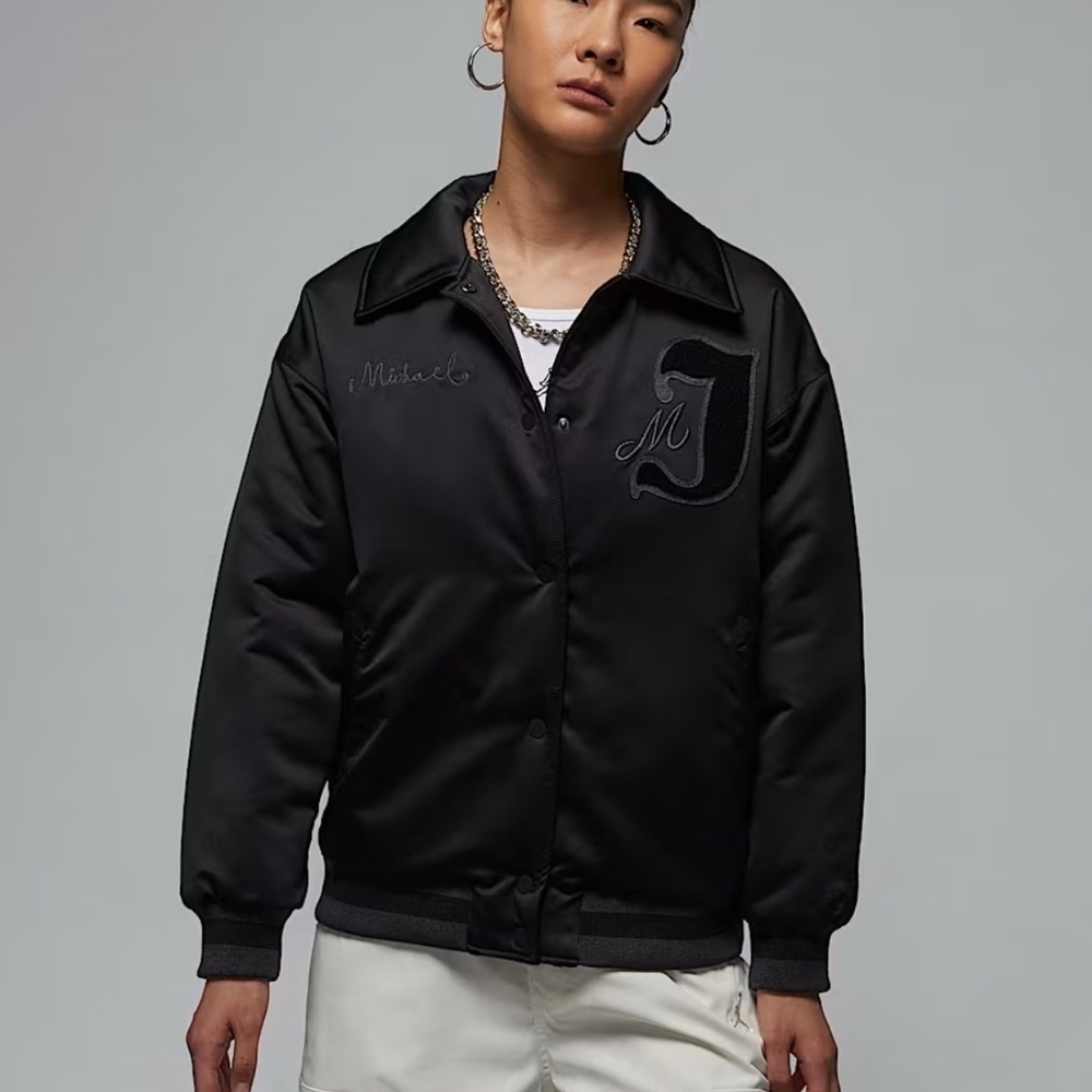 Black Letterman Jacket